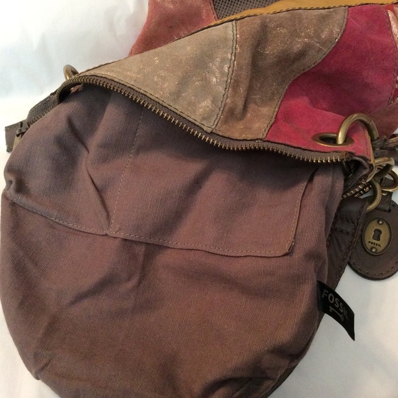 Fossil Patchwork Crossbody Bag - Picture 4 of 6